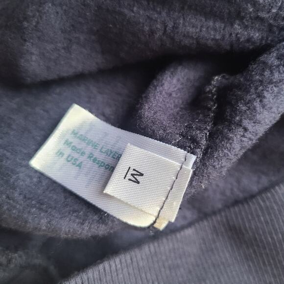 Marine Layer Afternoon Hoodie in True Navy Men's Size M - Picture 10 of 11